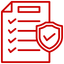 icono de un contrato de seguros