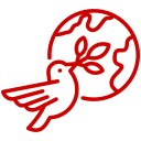 icono de una paloma de la paz